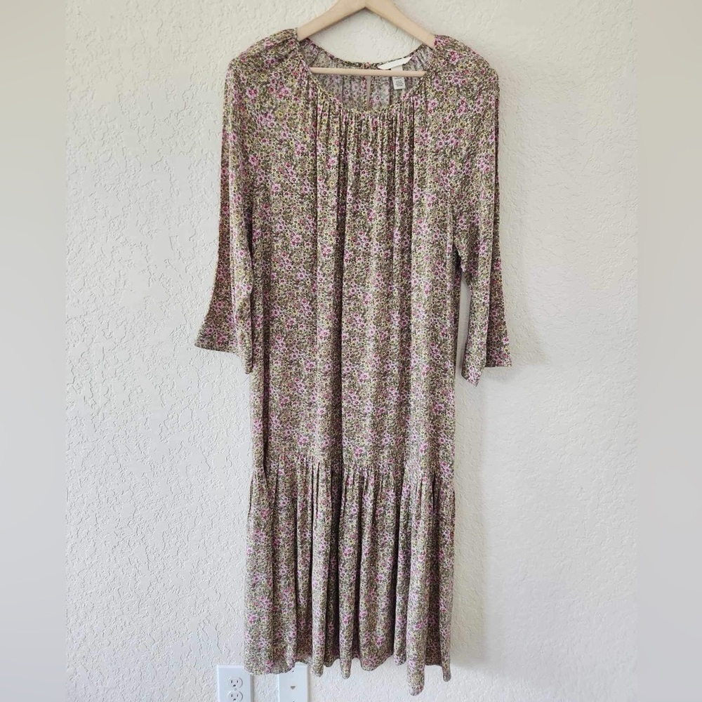 H&M Floral Boho Maxi Dress Size Medium